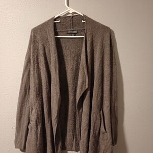 Barefoot Dreams Charcoal Cozy Cardigan